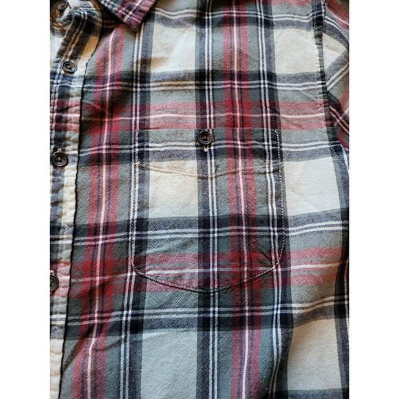 21 Men by Forever21, Regular Fit, Men's Long Sleeve Flannel Shirt, Size Large - Picture 6 of 9